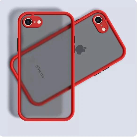 thumbnail image 1 of The New Anti-drop Case For iphone SE 2020 Case for iphone 6 6s 7 8 Plus SE2 2020 2022 Frosted Fine Pore Skin Protection Cases, 1 of 5