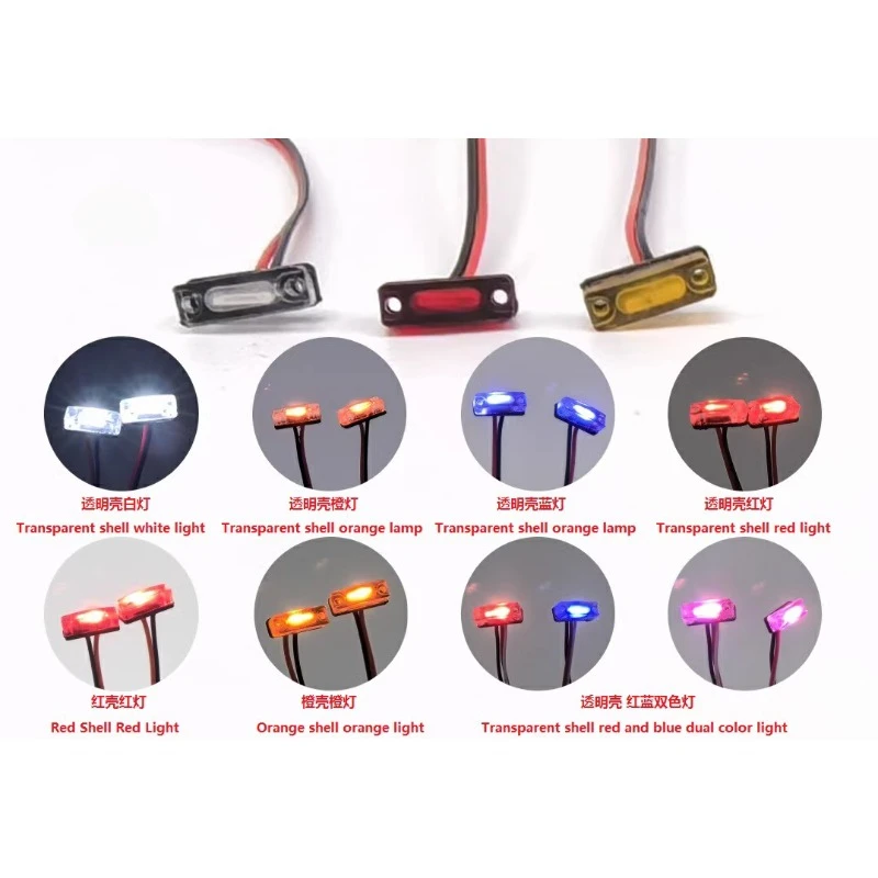 LED Hino marcatura luce per 1/14 Tamiya RC camion auto Scania 770S BENZ 3363 VOLVO FH16 uomo parti fai da te giocattoli  26