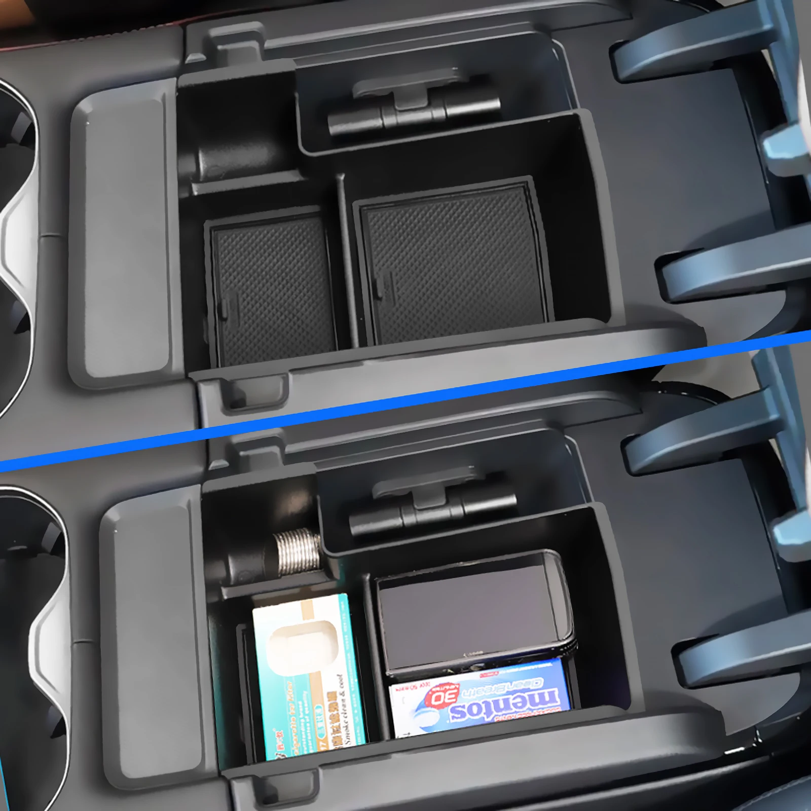 BYD 씰 U DMi 2025 센터 콘솔 오거나이저 트레이 암레스트 수납함 다층 수납함 송 플러스 DMI 액세서리 우핸들용