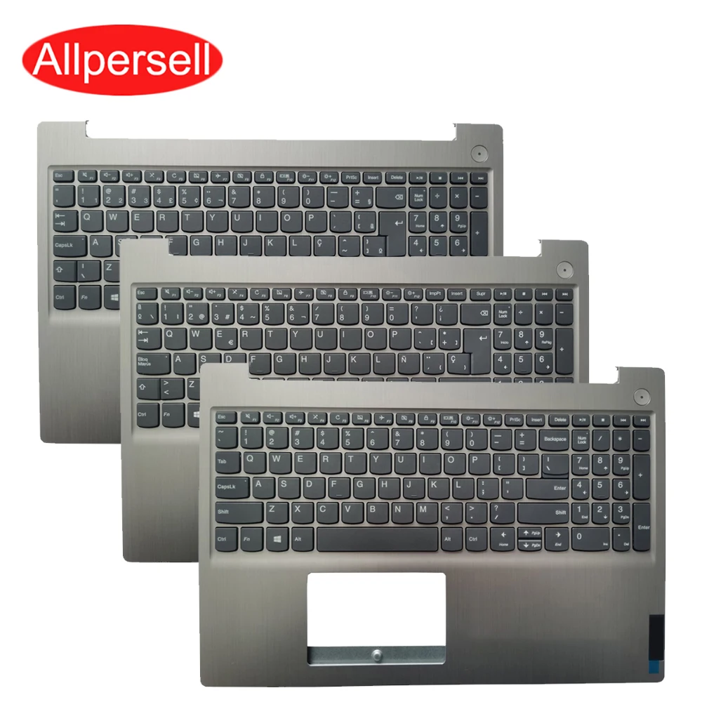 Palma Resto Teclado para Lenovo Ideapad 15s Iml 15ada05 15are05 2023 Portátil Capa Superior Eua Reino Unido sp br fr ru