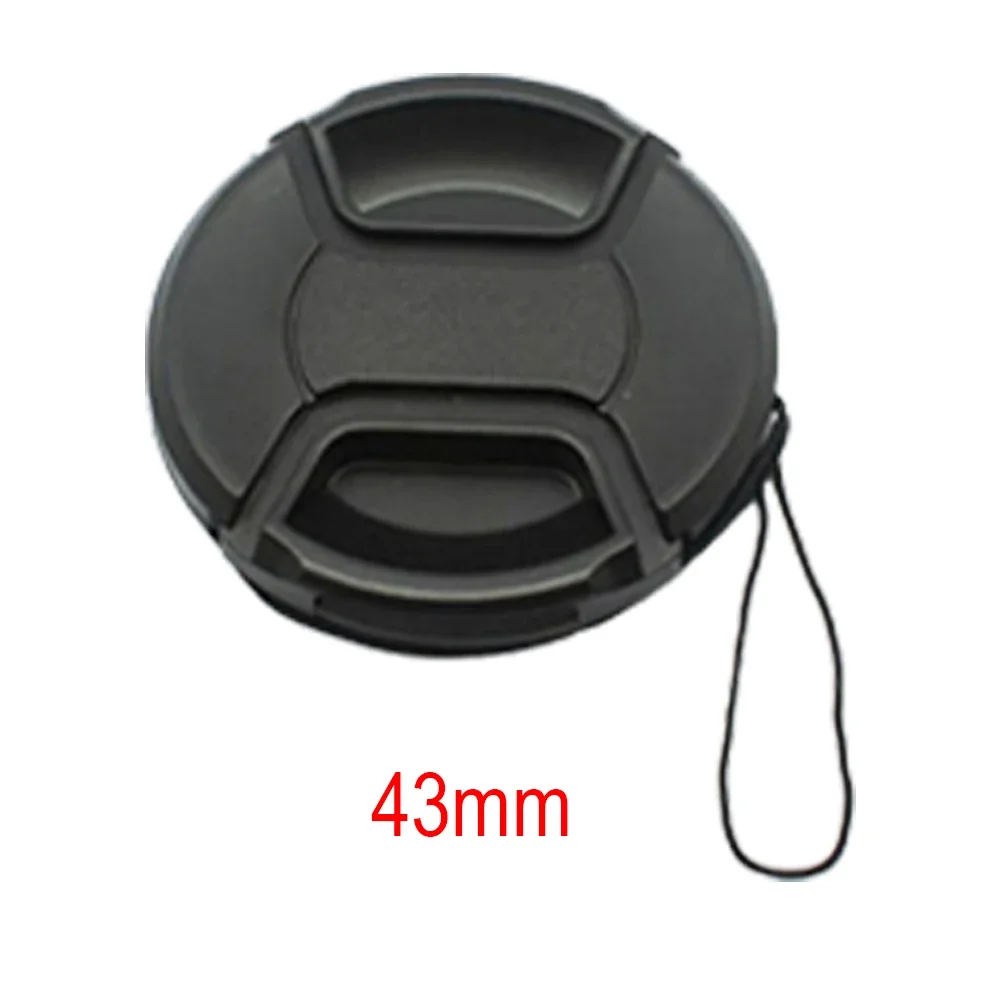 Lens Cap Cover Holder 49/52/55/58/62/67/72/77/82mm Center Pinch Snap-on Cap Cover For All Camera Lens