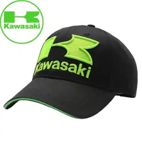 New Kawasaki Motorcycle Baseball Hat Racing Team Outdoor Sports Hardtop Duck Tongue Hat Men's Sunshade 1