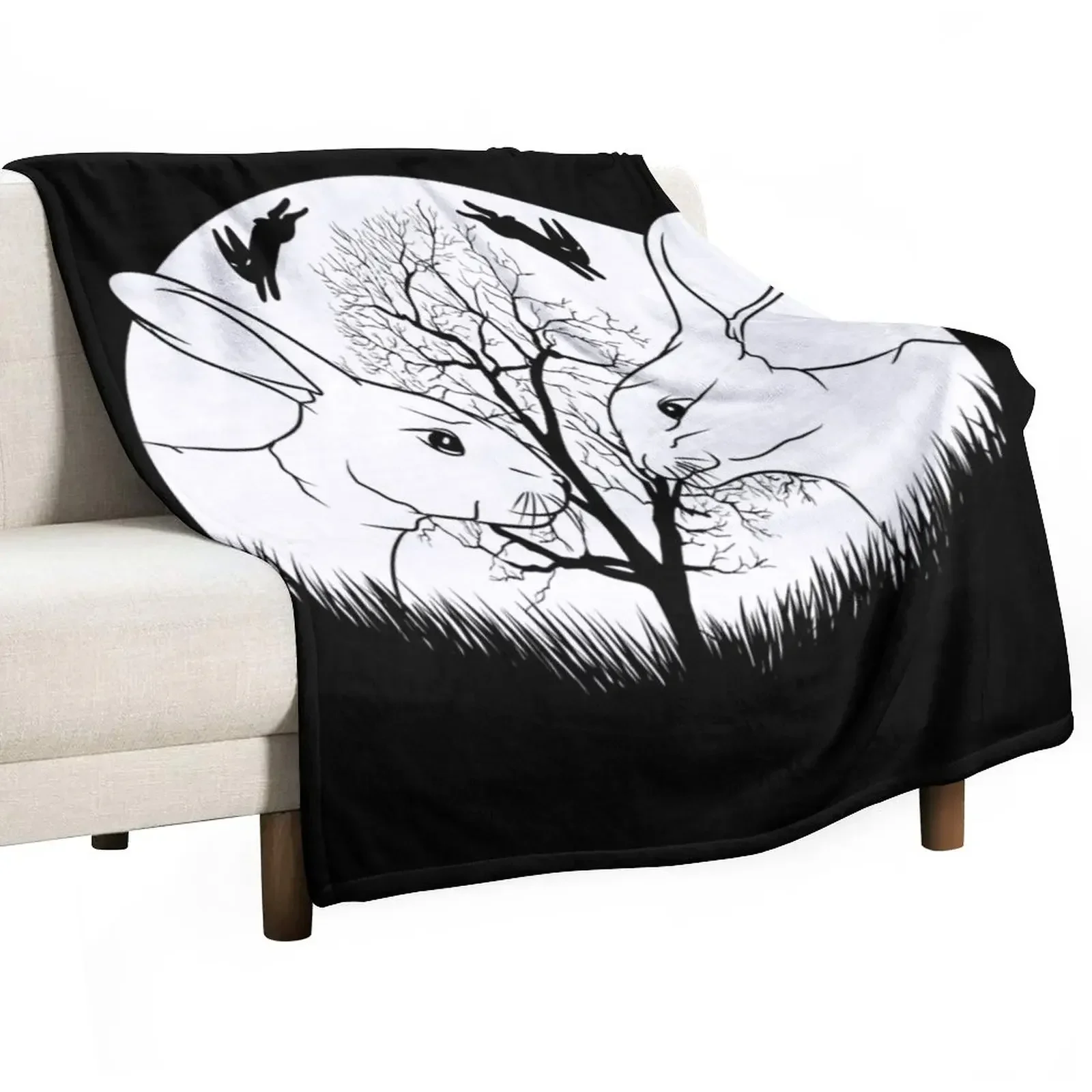 

Watership Down Rabbits Throw Blanket cosplay anime Tourist Blankets