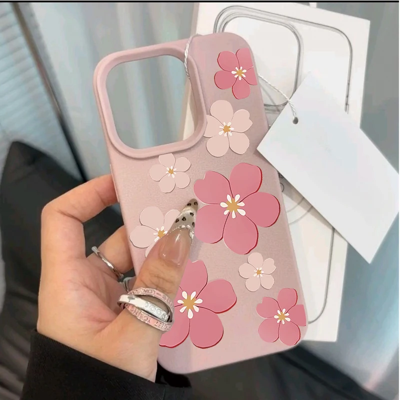 Retro Floral Soft Phone Case - Vibrant Vintage Flower Design Cover