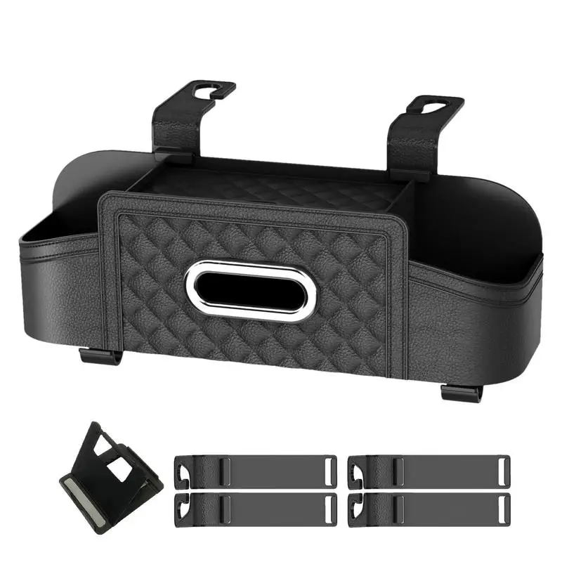 Car Rear Seat Organizer Car Backseat Tissue Holder Waterproof Odorless Stain Resistant Backseat Storage For Organizer
