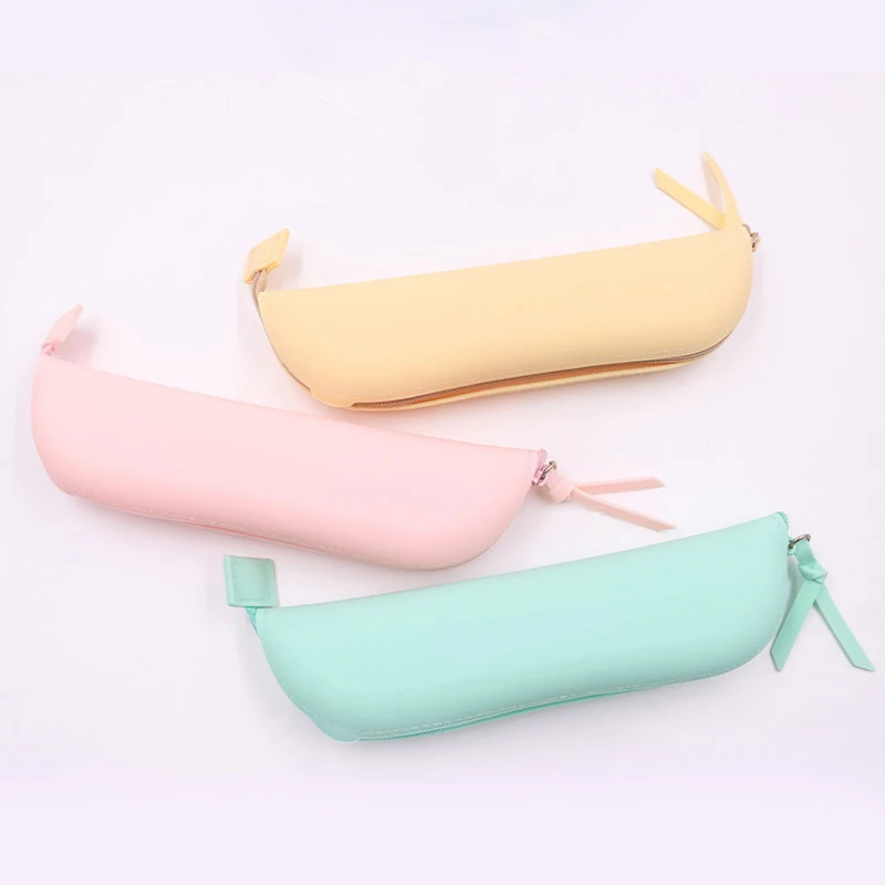 Silicone Makeup Brush Storage Bag Waterproof Eyebrow Pencil Box Travel Holder Portable Cosmetic Bag for Women Multipurpose 2