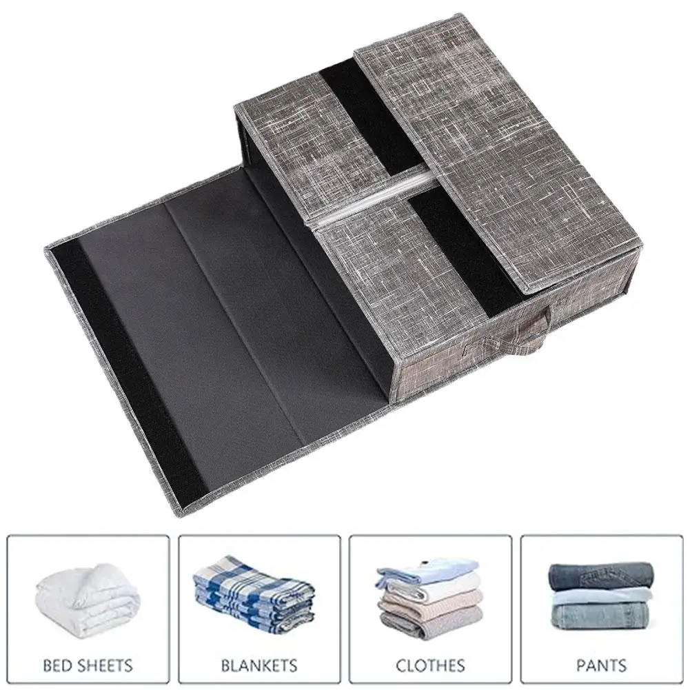 

Foldable Bed Sheet Storage Box Clothes Duvet Covers Multifunctional Storage Foldable Finishing Box Box Blanket Bedding T9A7