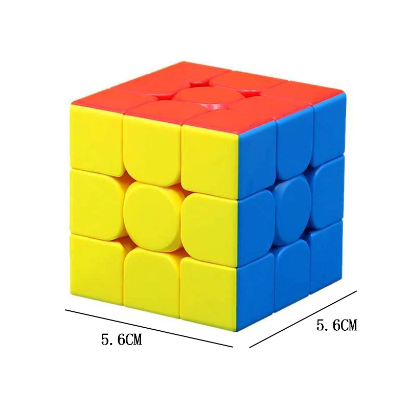 Speed Cube 3x3x3 Stickerless Smooth Easy Turning Educational Gifts For Kids Boys Girls кубик рубика cubo mágico