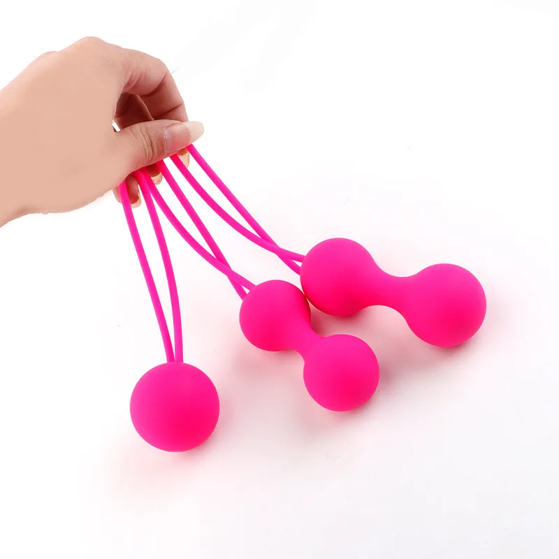 A Full Set of Silicone Smart Balls for Vaginal Repair and Maintenance Dumbbell Massage To Enhance Stimulation Sex Toys