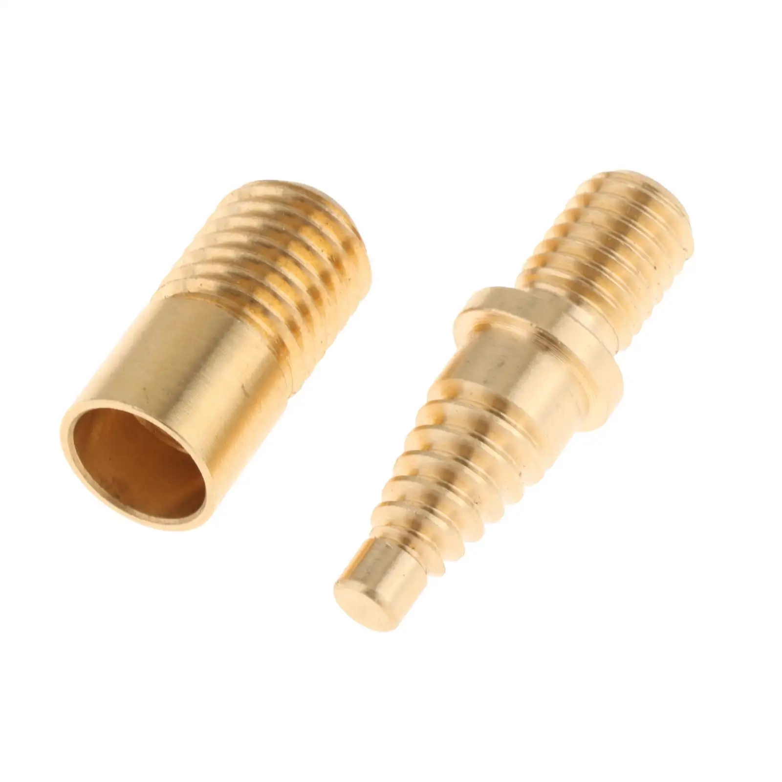 2x Pool Cue Joint Screw Hardware, Brass Pool Cue Connecting Screw