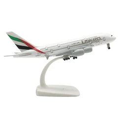 20CM 8 - Inch Diecast Alloy Aircraft Collectible Toy Gift (A380 UAE)