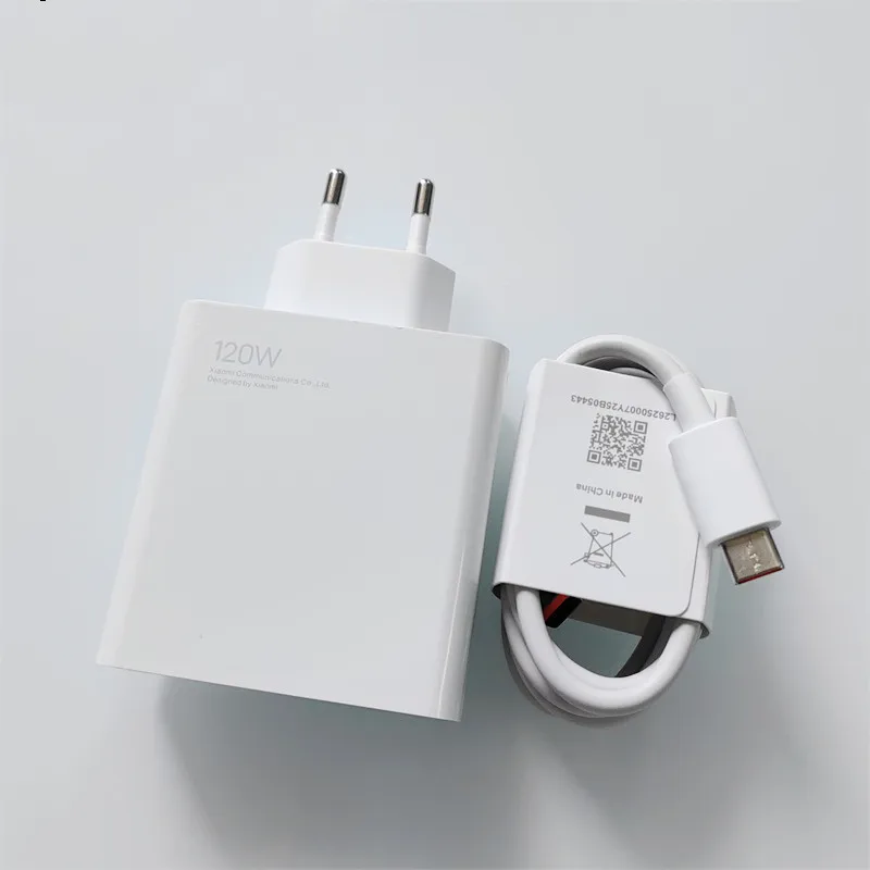 For Xiaomi 120W Charger EU US Fast Charge 6A Type C Data Cable For Mi13  Black Shark 4S 5 RS Pro Redmi Note 12 11 Pro Cell Phones