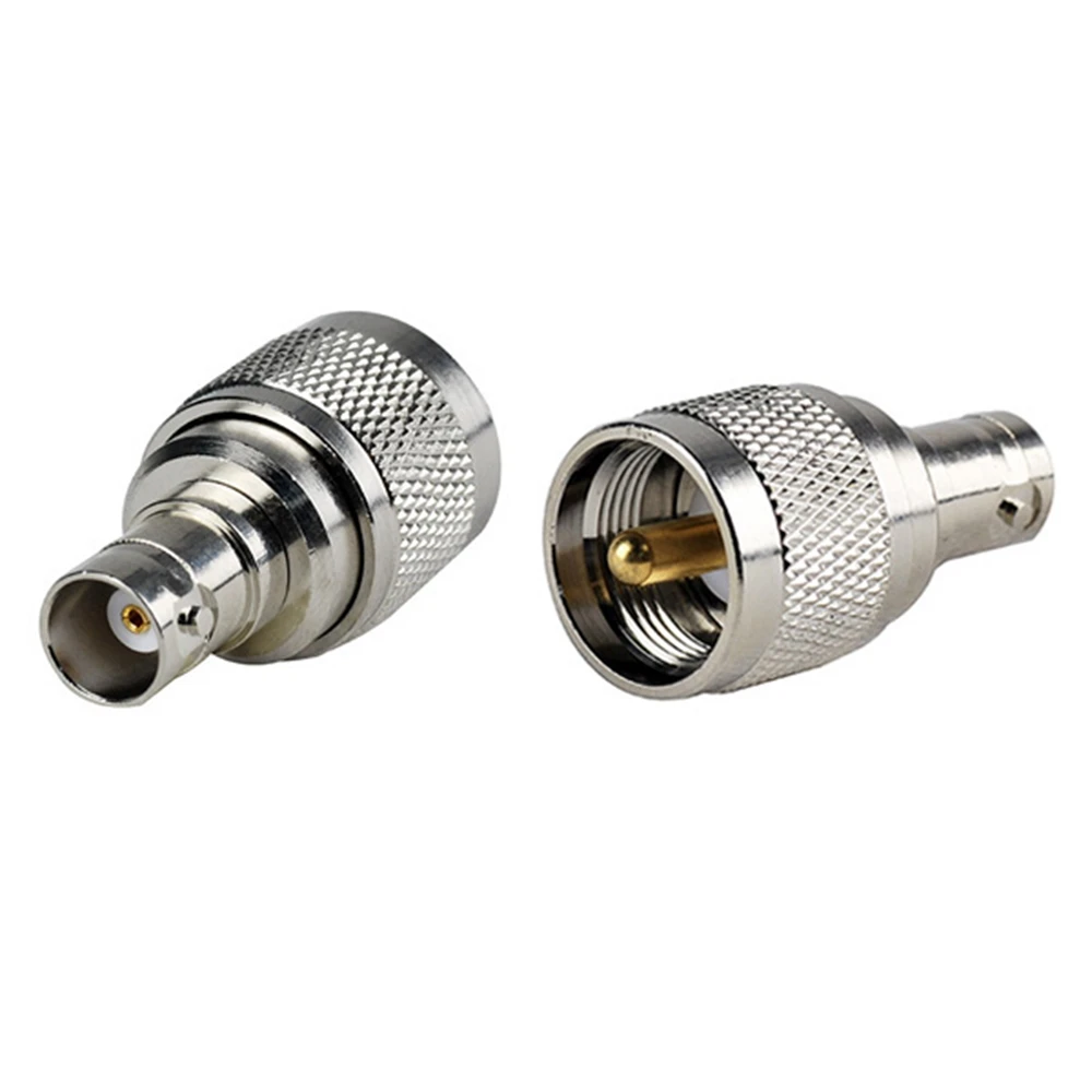 BNC to UHF Adapter Female to Male Straight RF Coaxial Connector