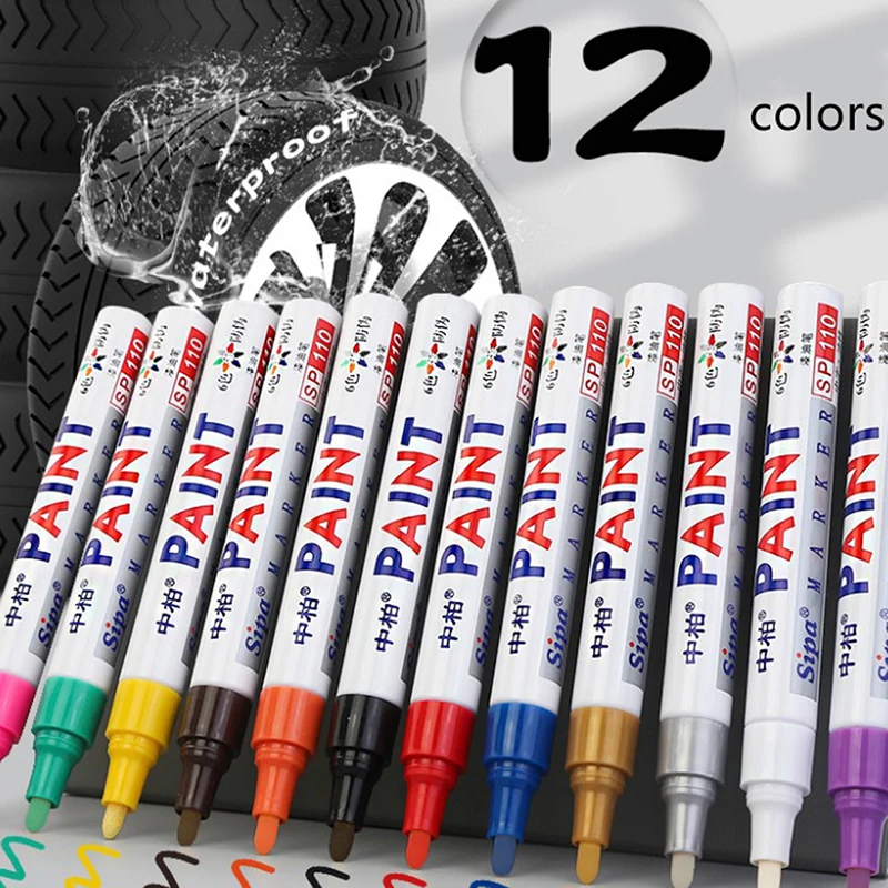 

1Pc Non-Fade Waterproof Metal Glasses Frame Paint Off Paint Repair Pen Paint Note Mark Pen Special Glasses Accessories