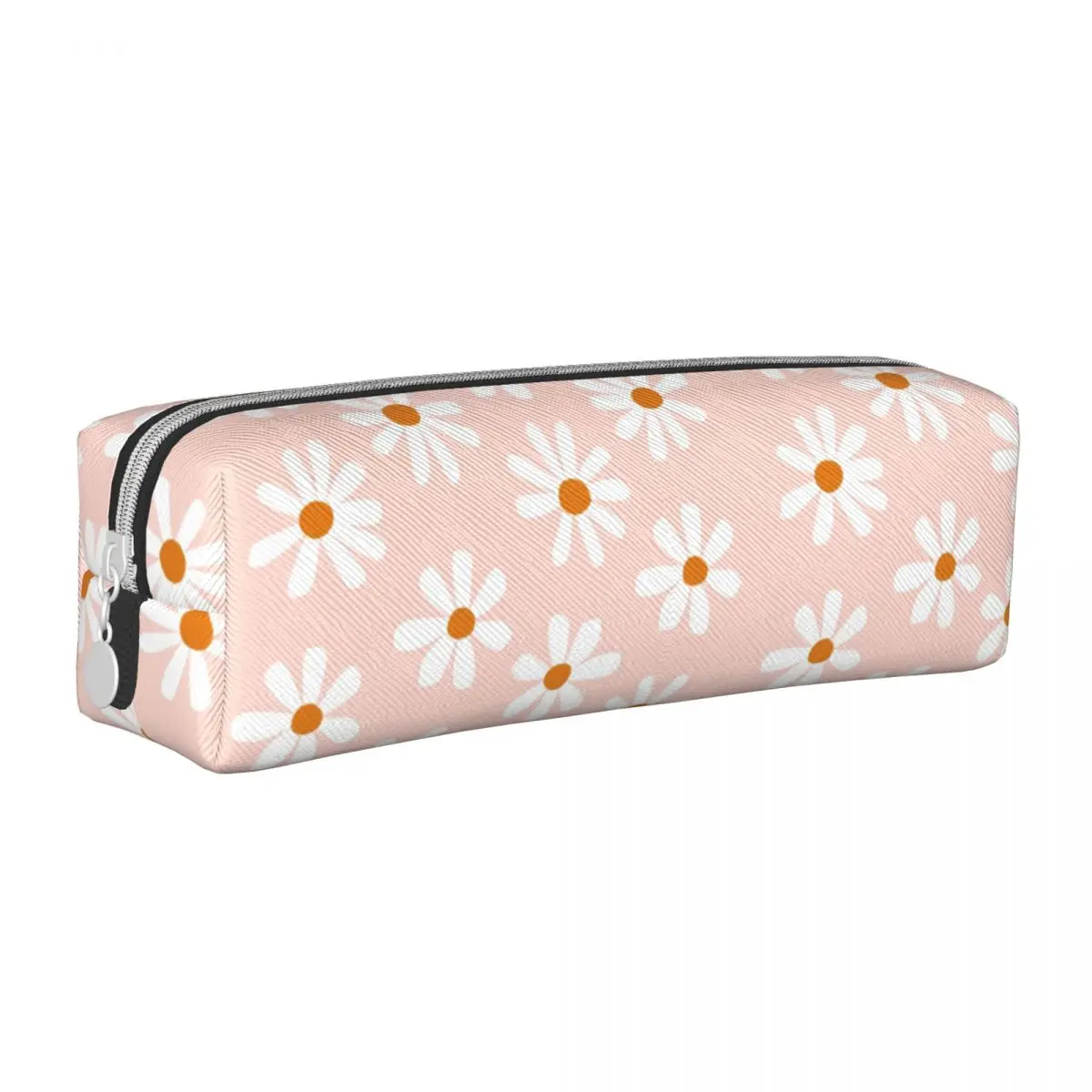 

Pink Daisy Floral Pencil Cases Classic Pen Pencil Bags for Student Big Capacity Students School Gifts Pencil Box