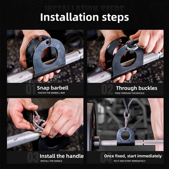 51mm/28mm U-shaped Clip Multi-function Barbell Dumbbell Fitness Casing Weight Bear Strength Training Portable Landmine Adapter