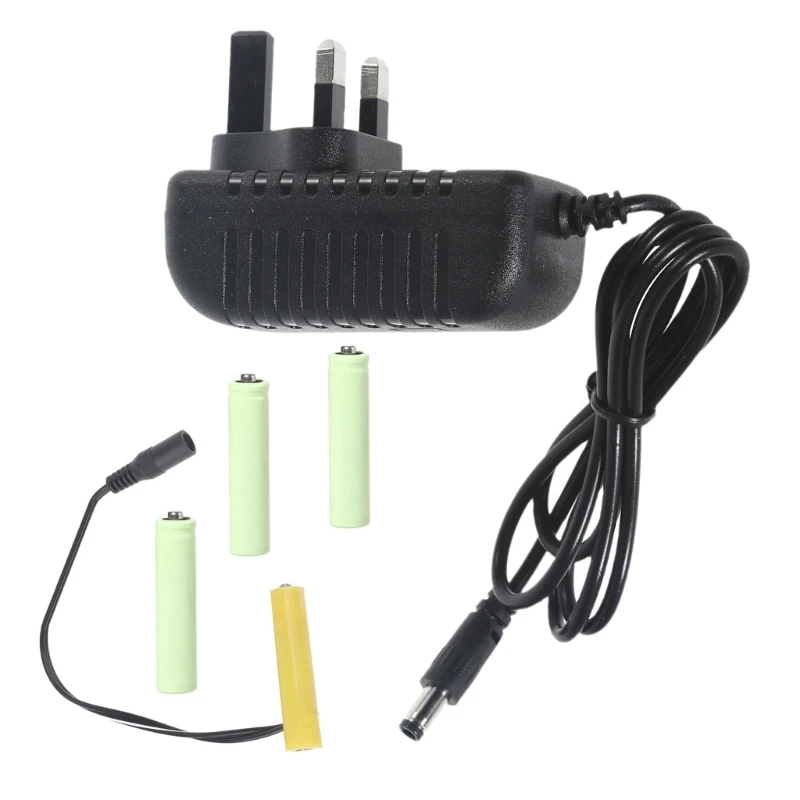 ESTD 6V LR3 AAA 더미 배터리 AAA 배터리 제거기 케이블 LED 조명 장난감 원격 제어에 대 한 4Pcs 1.5V AAA 배터리 교체