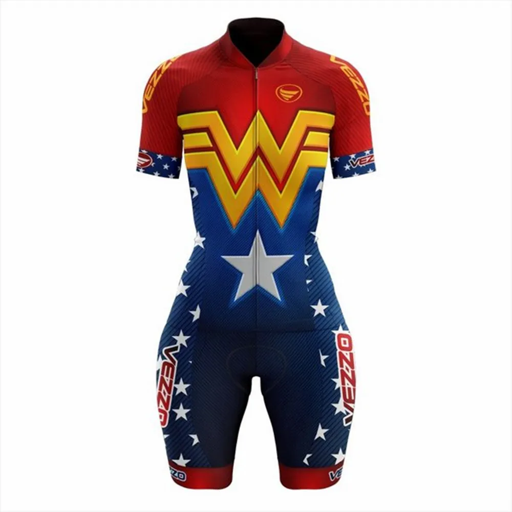 Women's Bib Shorts Cycling Pro Breathable Bicycle Jersey Short Sleeve Team Maillot Sets MTB Clothing Ropa Ciclismo Sportswear 2