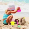 24 Pcs Sandbox Sand Sand Shovels for Watering Buckets Pails Kids Bath Toys Suits Plastic Child 3