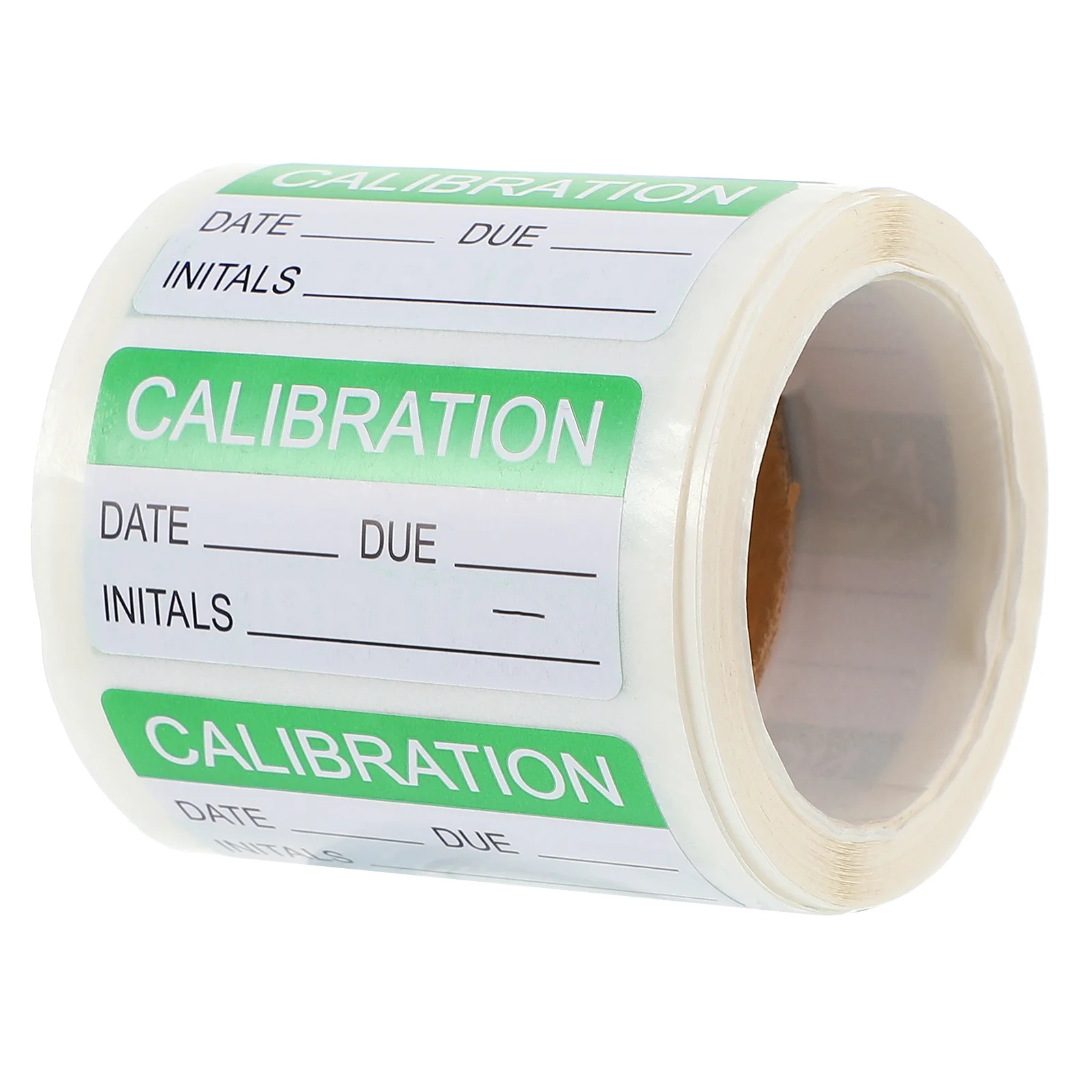 

1 Roll/300pcs Self Laminating Calibration Labels Write-on Calibration Stickers