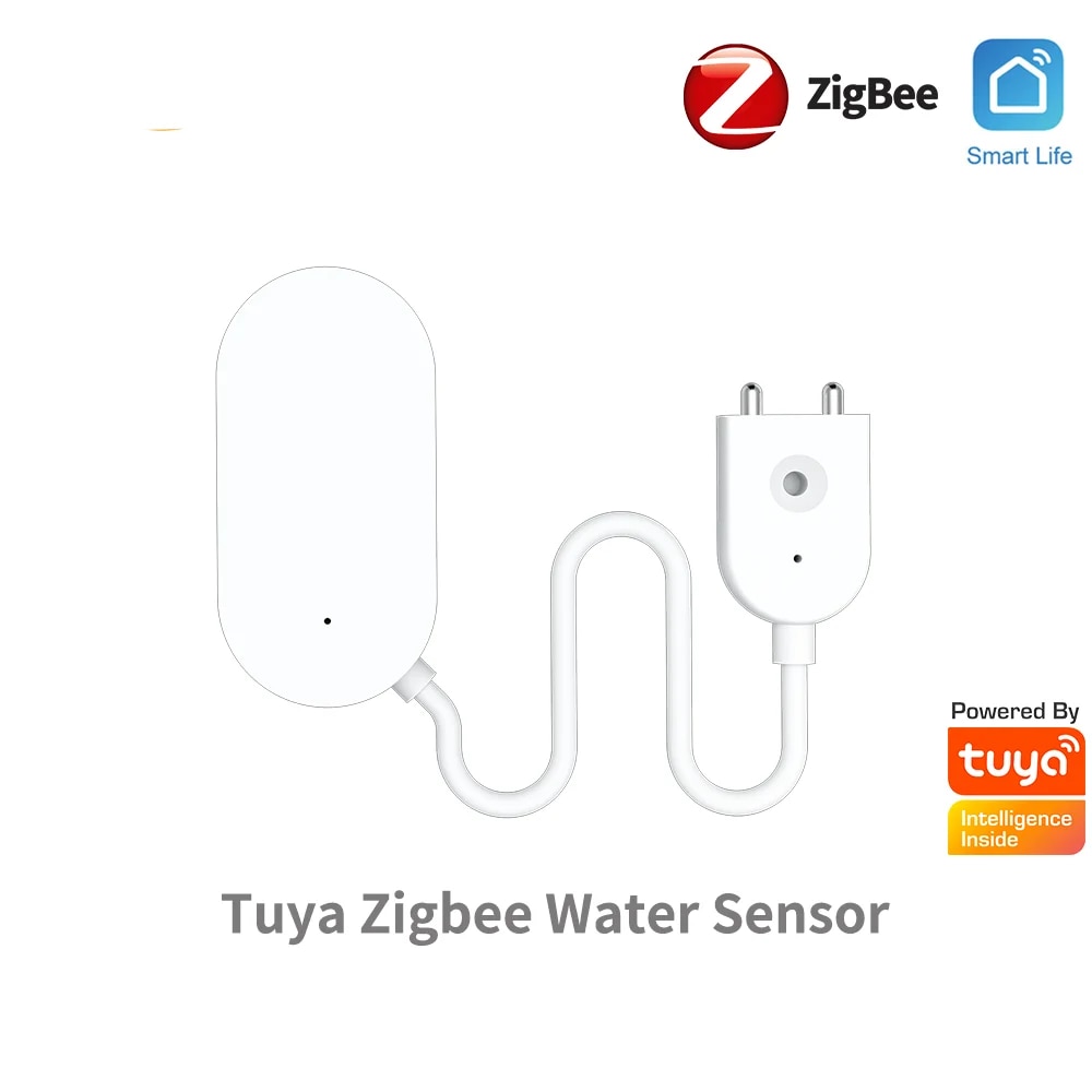 Tuya Water Sensor Water Level Sensor Leakage Detector For Smart Home Automation Tuya Zigbee Hub Required Var SmartLife