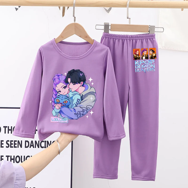 Ensemble De Pyjama Pour Enfants, Unisexe, Kpop Huntrix Huntr