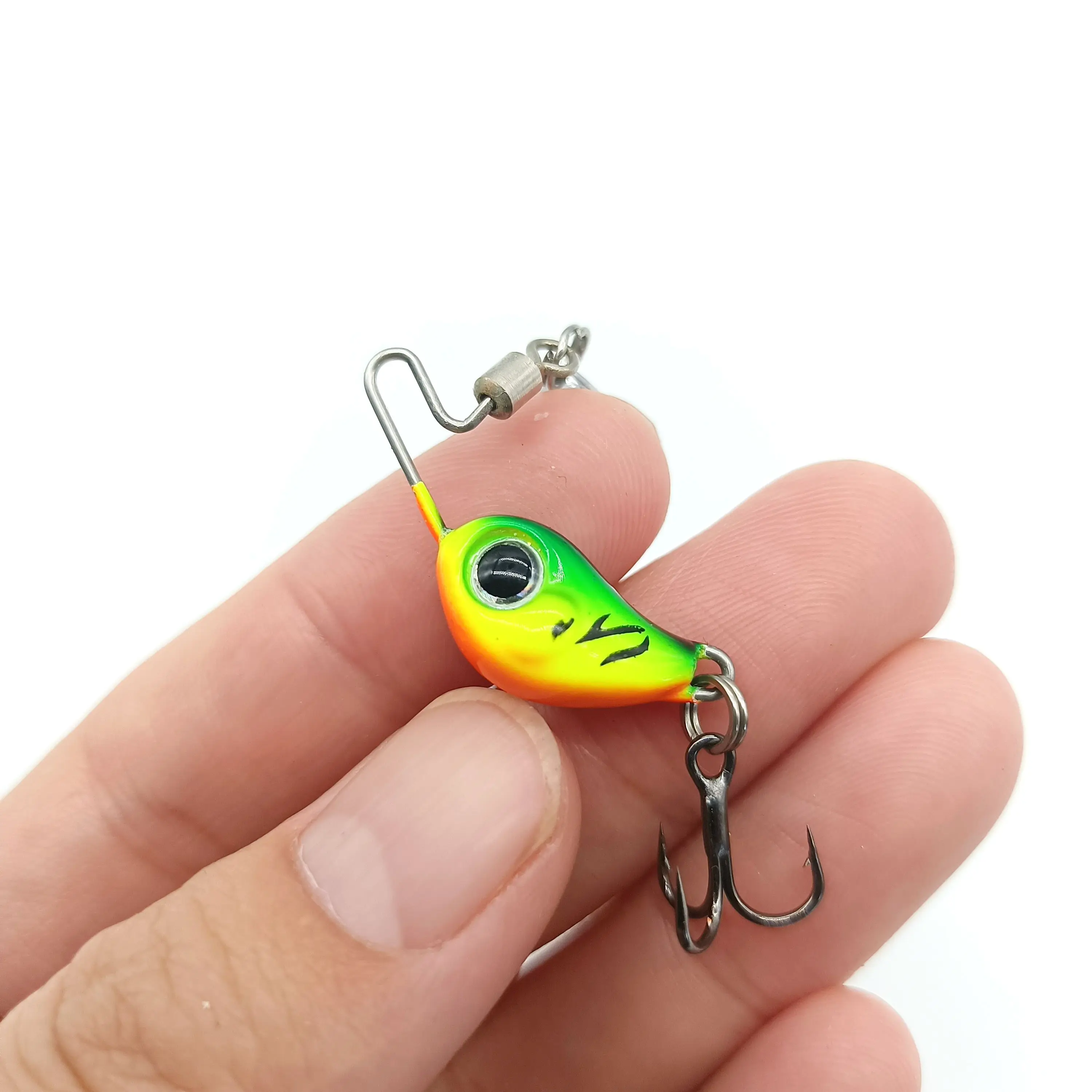 Fishing Lure 1pcs Mini VIB Jig Fishing Leurre 4g/8g Spinner Sinking Rotating Spoon Crankbait isca artificial fishing accessories