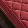Plush Thicken Quilted Mattress Cover Warm Soft Crystal Cotton Bedsheet  Quilted Bed Fitted Sheet (Need order pillowcases) 2