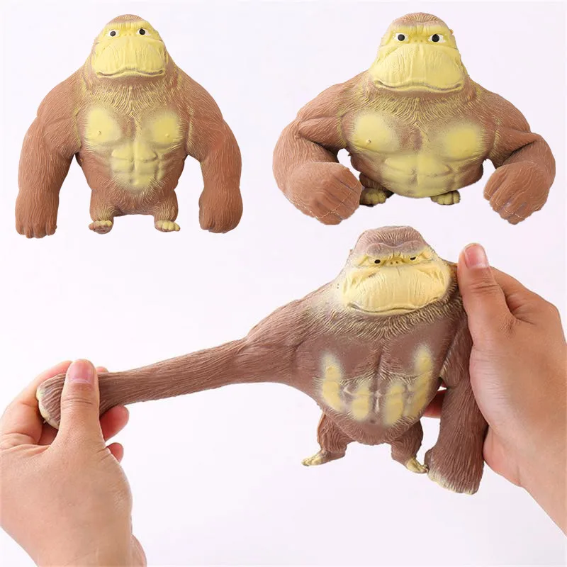 Squishy Toy Cute Animal Antistress Simulation Stretch Gorilla Toys For Children Stress Relief