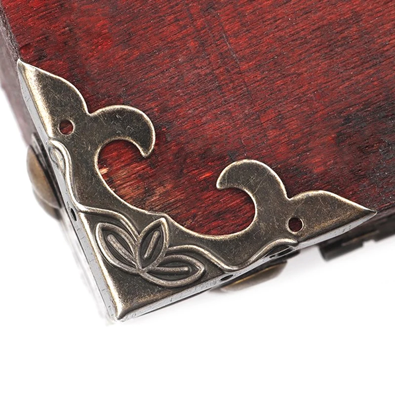 10 Pcs Antique Corner Bracket 30mm Scrapbook Albums Jewelry Wooden Box Decorative Protector Crafts For Furniture Hardware