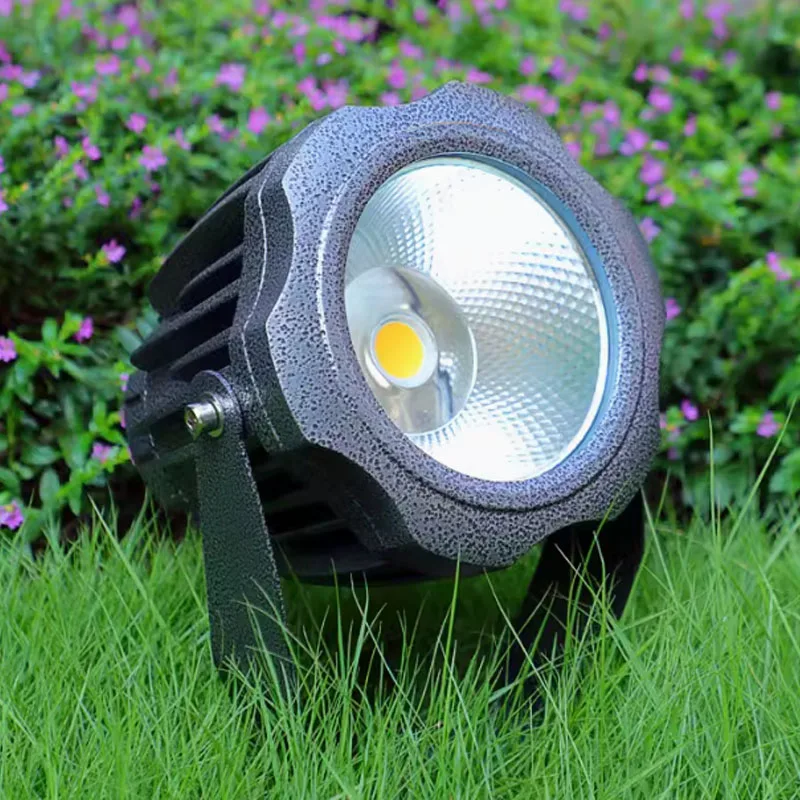 

New Style COB Garden Lawn Lamp Light 220V 110V 24V Outdoor LED Spike Light 20W 30W 40W Path Landscape Waterproof Spot Bulbs