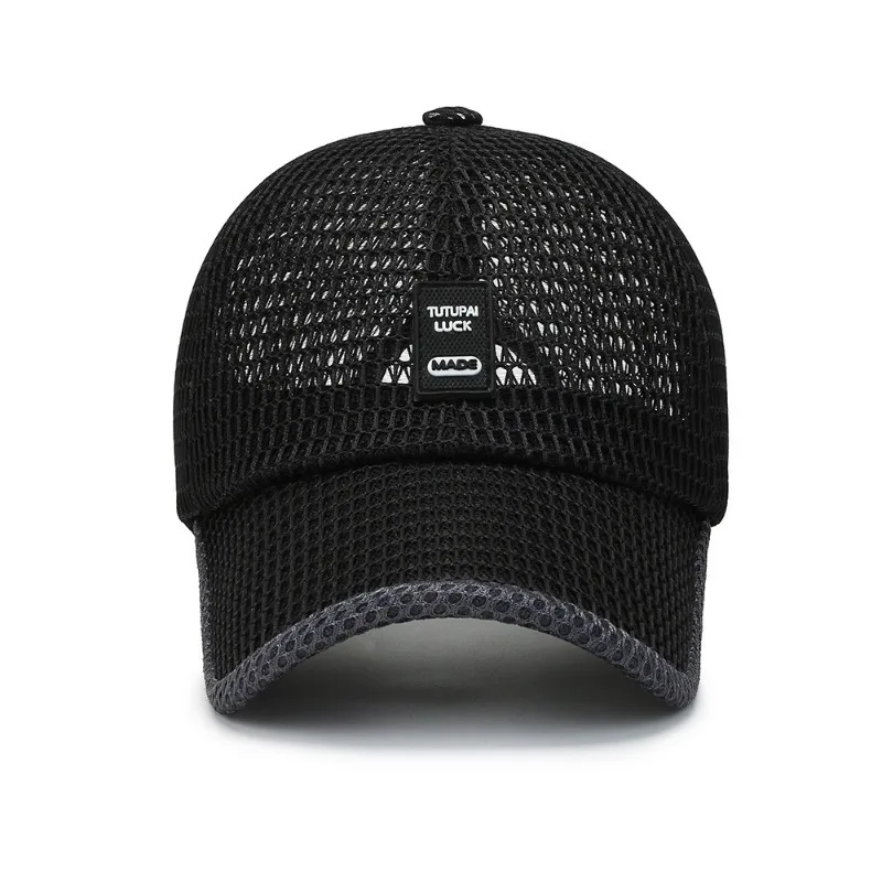 Summer Mesh Baseball Cap for Men Adjustable Breathable Caps Quick Dry Running Hat Baseball Cap Unisex Street Hip Hop Sunshade 2