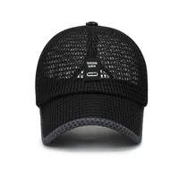 Summer Mesh Baseball Cap for Men Adjustable Breathable Caps Quick Dry Running Hat Baseball Cap Unisex Street Hip Hop Sunshade 2