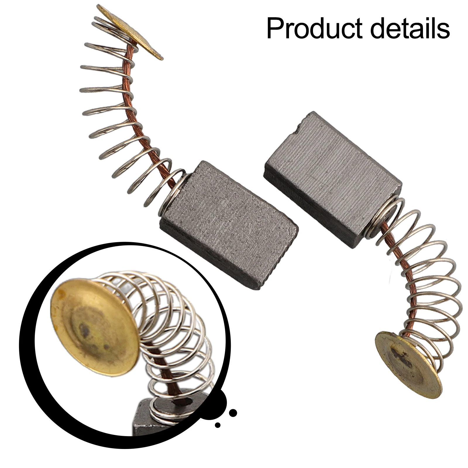 10Pcs Carbon Brushes Replacement Part For 251 Marble Machine Angle Grinder Motor Home Power Tool Replacement Sapre Part