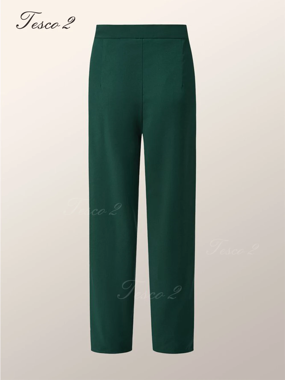 Tesco 2 Casual Women Suit Straight Loose Women's Trouser Suit Two Piece Set Women Outfit 2023