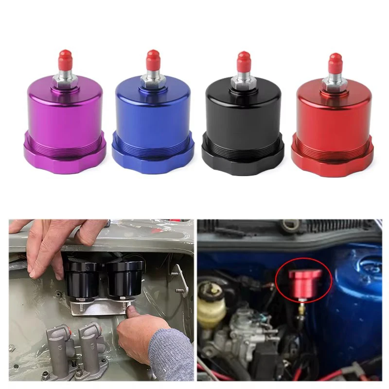 Aluminum Car Hydraulic Drift Rally M12*1.25 Handbrake Oil Tank For Fluid Reservoir E-brake