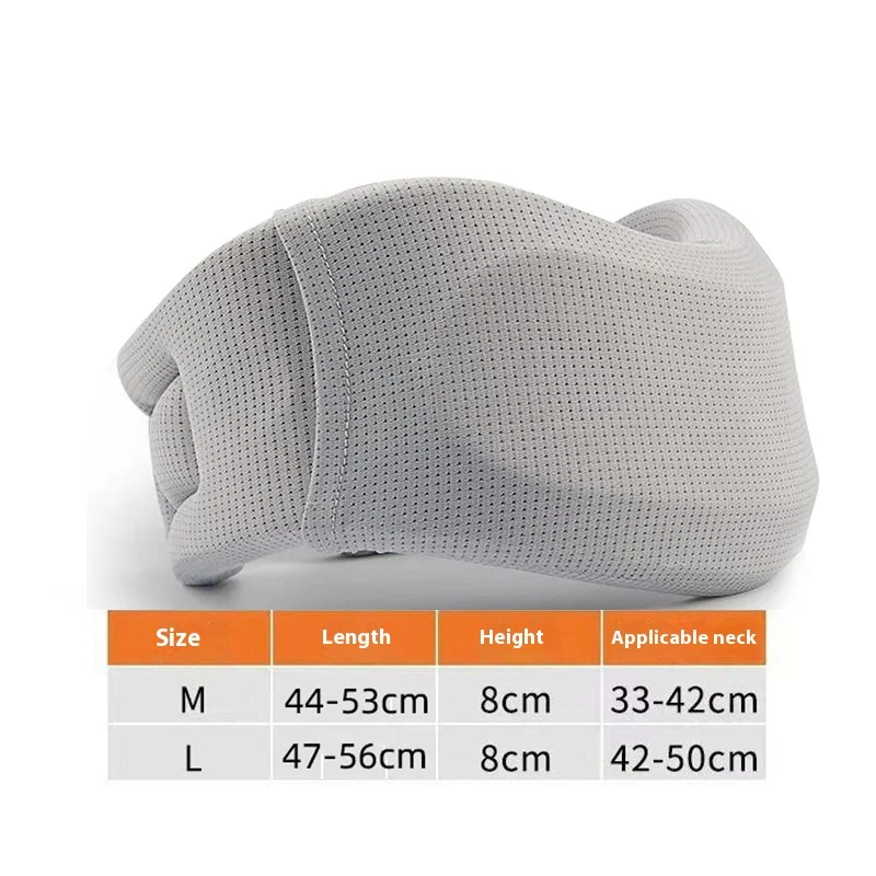 Ice silk neck protector U-shaped pillow anti forward leaning and anti low head neck support tool office support