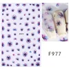 3d Nail Art Stickers Spring Summer White Daisy Florals Flowers Leaves Fruits Decals For Nails Decoration Manicure Salon Beauty 3
