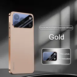 Minimalist Scratch - Resistant Acrylic Phone Case - Shockproof and Durable Cover for Honor 600 (Gold)