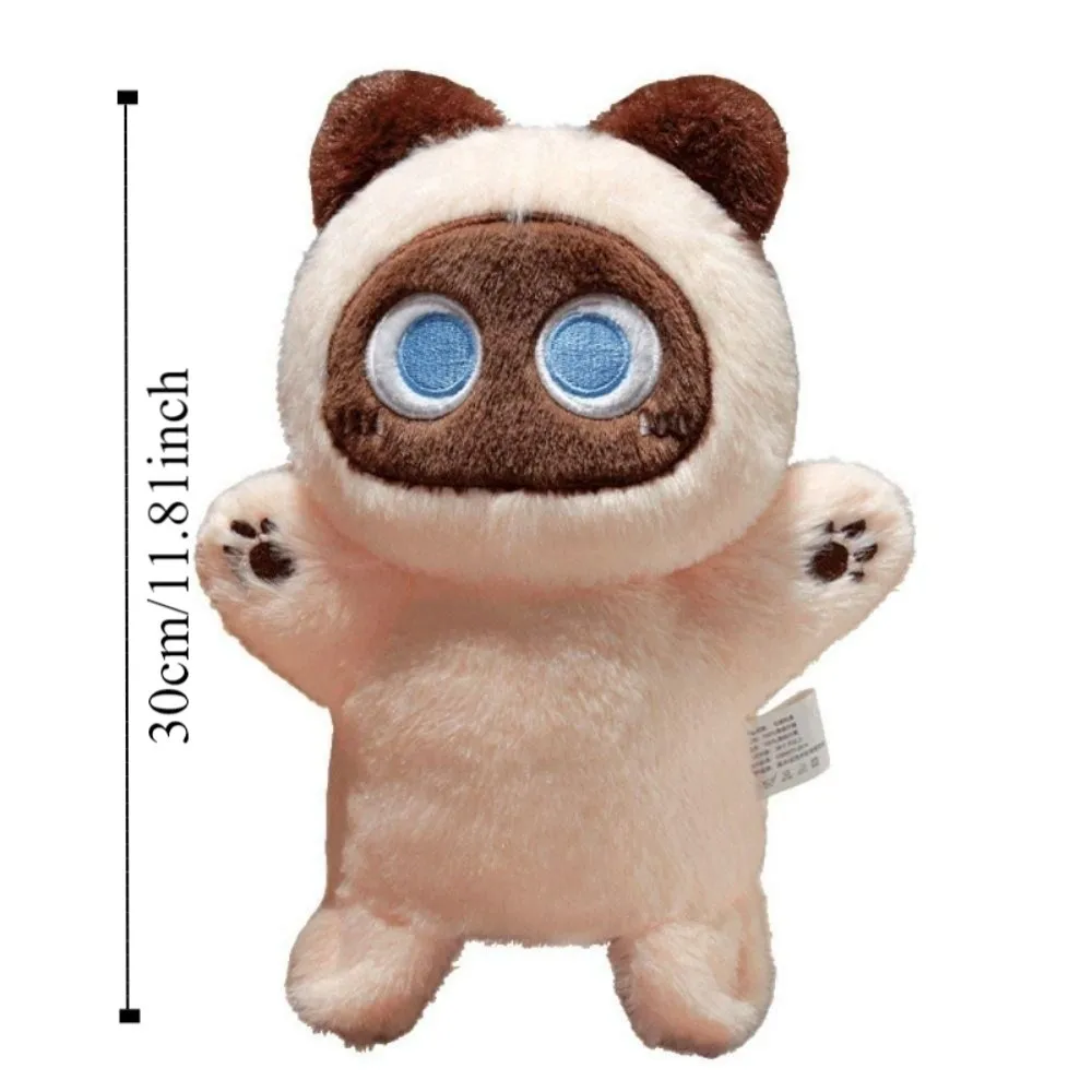 Cat Animal Hand Puppet Storytelling Simulation Stuffed Cat Toys Early Education Soft Hand Finger Story Puppet Parent-child