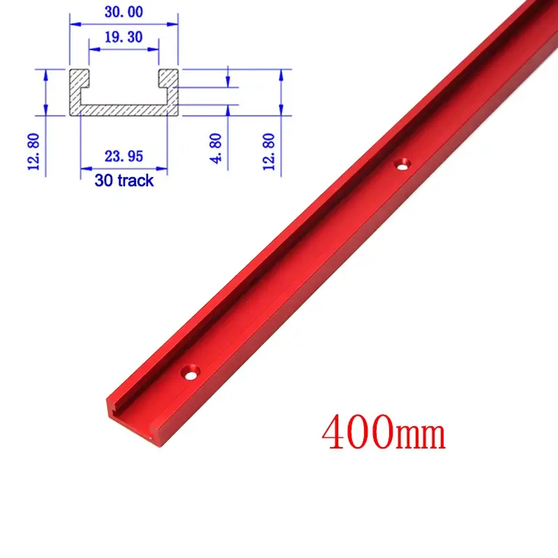 Heavy-Duty 300/450mm Aluminum Alloy T-Track Miter Gauge Rod - Perfect for DIY Carpentry & Professional Woodworking Tools image 7
