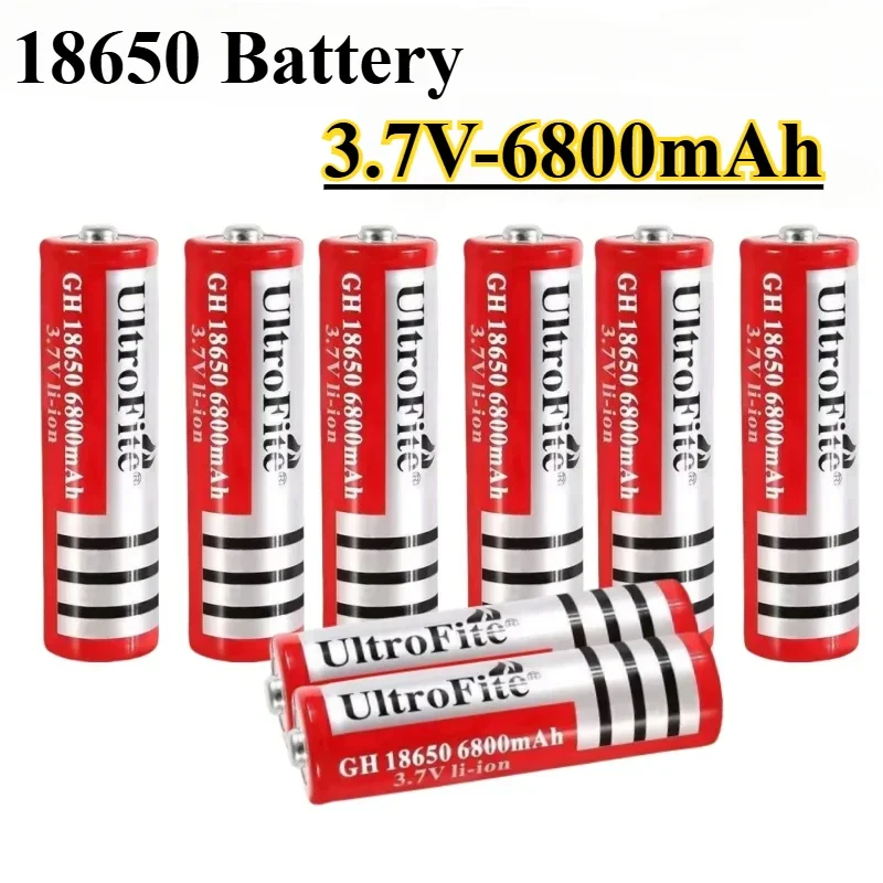 Lot de 10 Piles 18650 3,7V Rechargeables pour RC