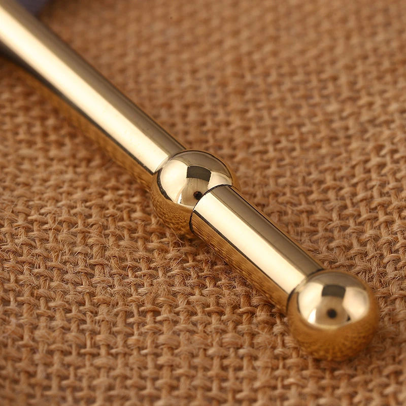 Pure Copper Acupressure Pen Ear Acupoint Massage Stick Improve Eyesight Acupuncture Point Massager Acupoint Meridian Massage Pen acupuncture pen
