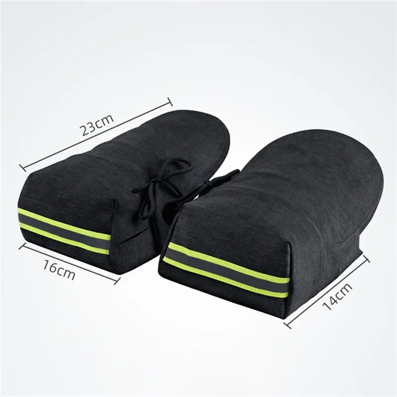Motorcycle Handlebar Muffs Summer Airy 3D PU Waterproof Sun Protection Gloves With Reflective Strip Design Motorcycle Gloves 6