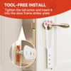 Cat Door Holder Latch Adjustable Dog Door Stopper Elastic Gate Lock Flex Latch Strap Keep Dog Out From Entering Pet Gate Supply 4