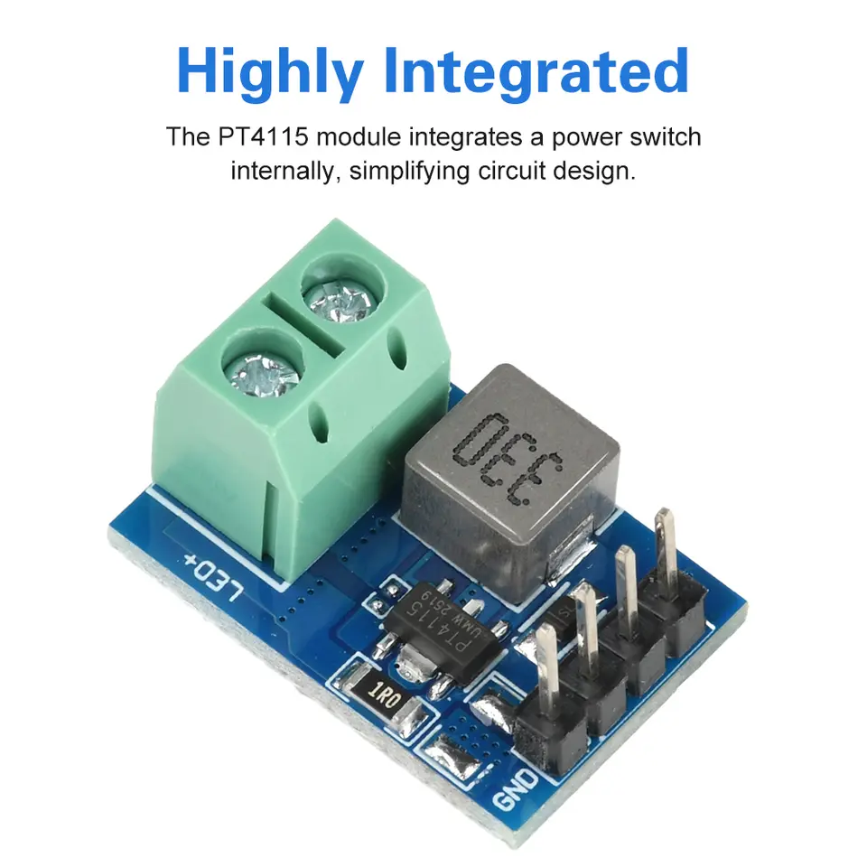 PT4115 LED Driver Module DC 12V Constant Current Output PT4115 1-10S Industrial LED Driver with PWM Dimming for LED Strips image 3