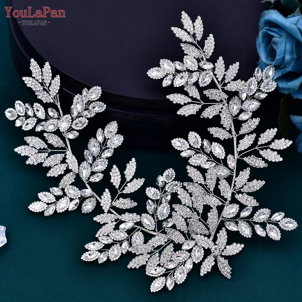 YouLaPan Bridal Wedding Alloy Decoration Hair Patch Fashion Shining Headwear Girl Beauty Pageant Jewelry Accessories HP396