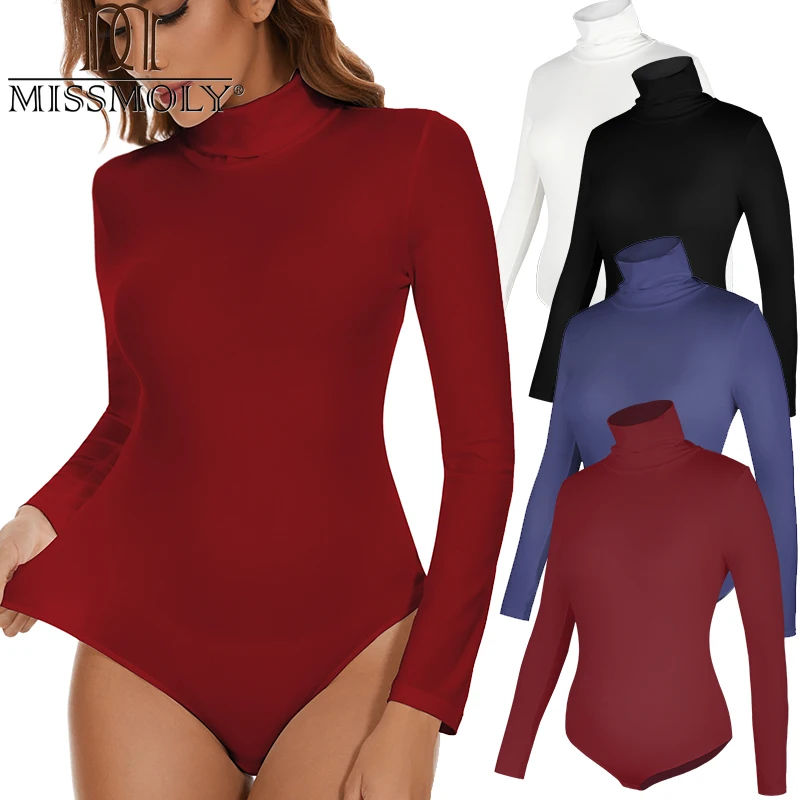 BodysuitforWomenTummyControlWaistShapersLongSleeveBodysuits