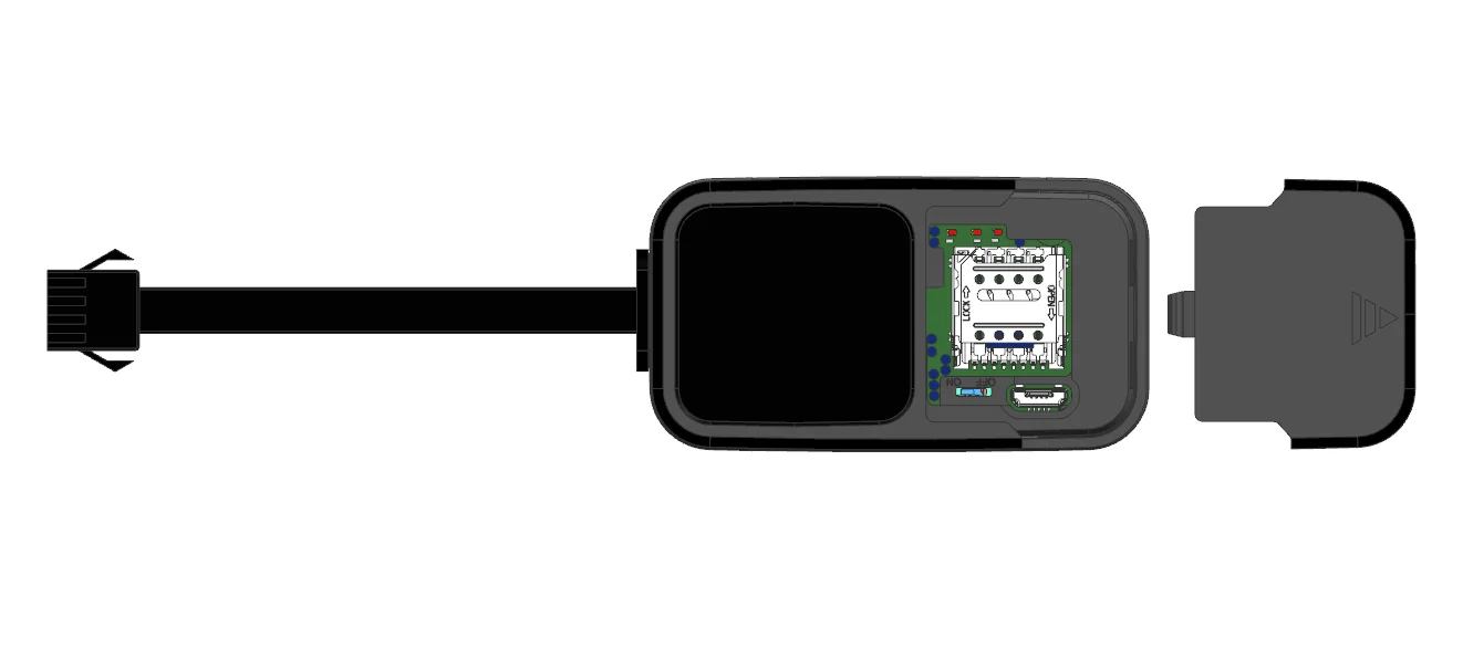 TrackerKing EC08 Mini GPS Cheapest GPS Tracker GSM for Car Motorcycle Tracking Device Remote Control With USB Configure