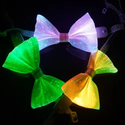 Luminous Bow Tie Bow Tie LED Rechargeable Bow Tie Prom Party Colorful Bow Tie Man accessories Funny ties Gift